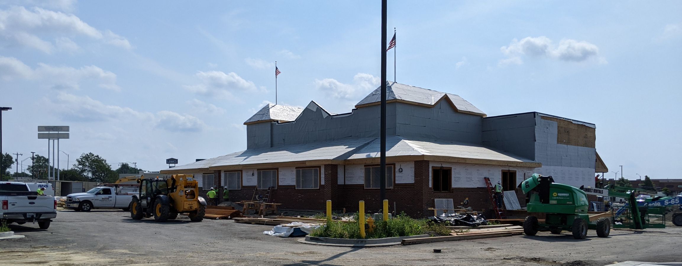 Texas Roadhouse restaurant construction
